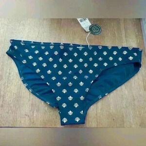 Boden | Teal &‎ Gold Coral Amalfi bikini size 16-18